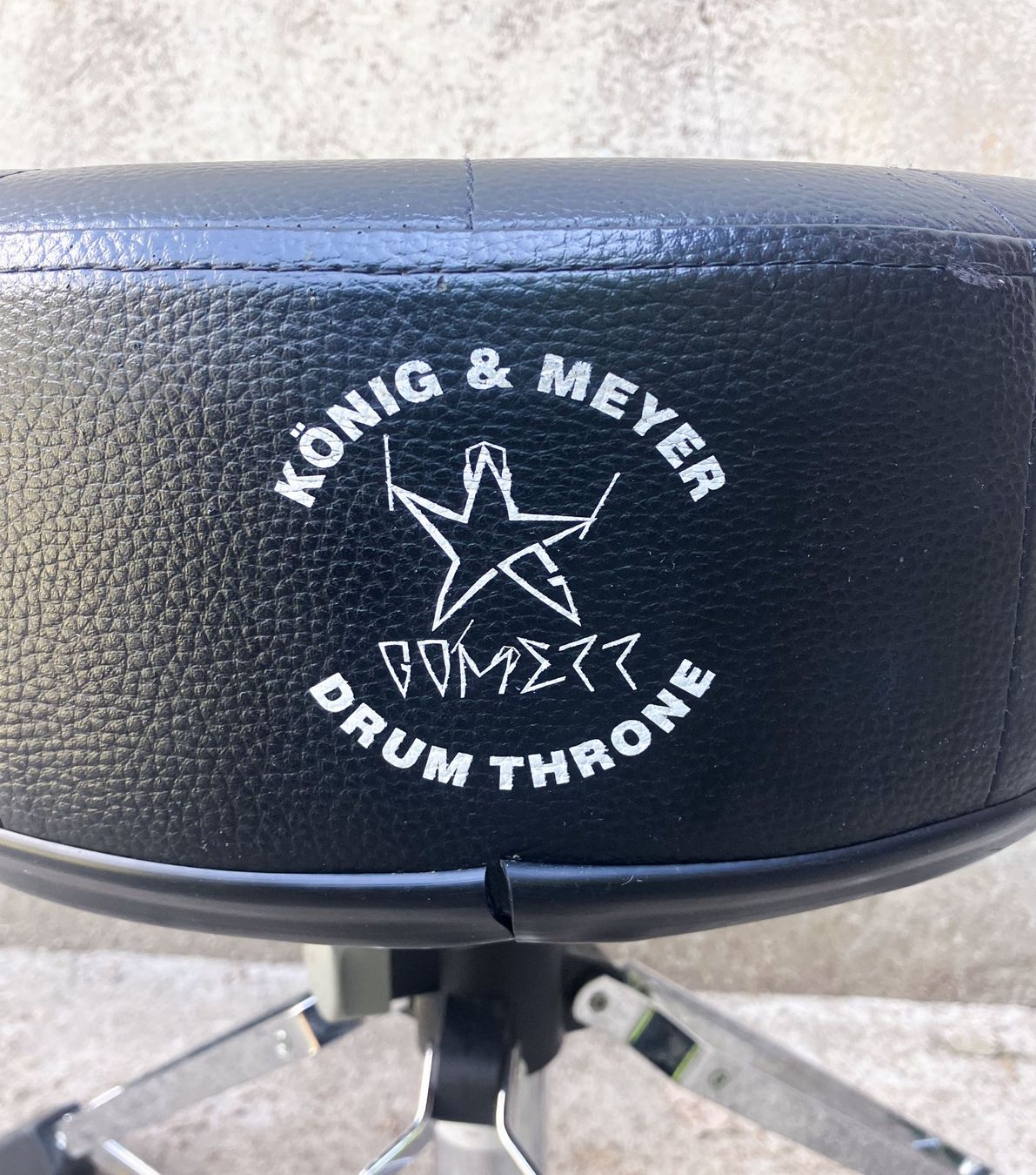 König & Meyer Sgabelli: Schlagzeug Drum Stuhl König & Meyer Gomezz Drum Throne – Usato da Biel/Bienne venduto da tim_pww5 1