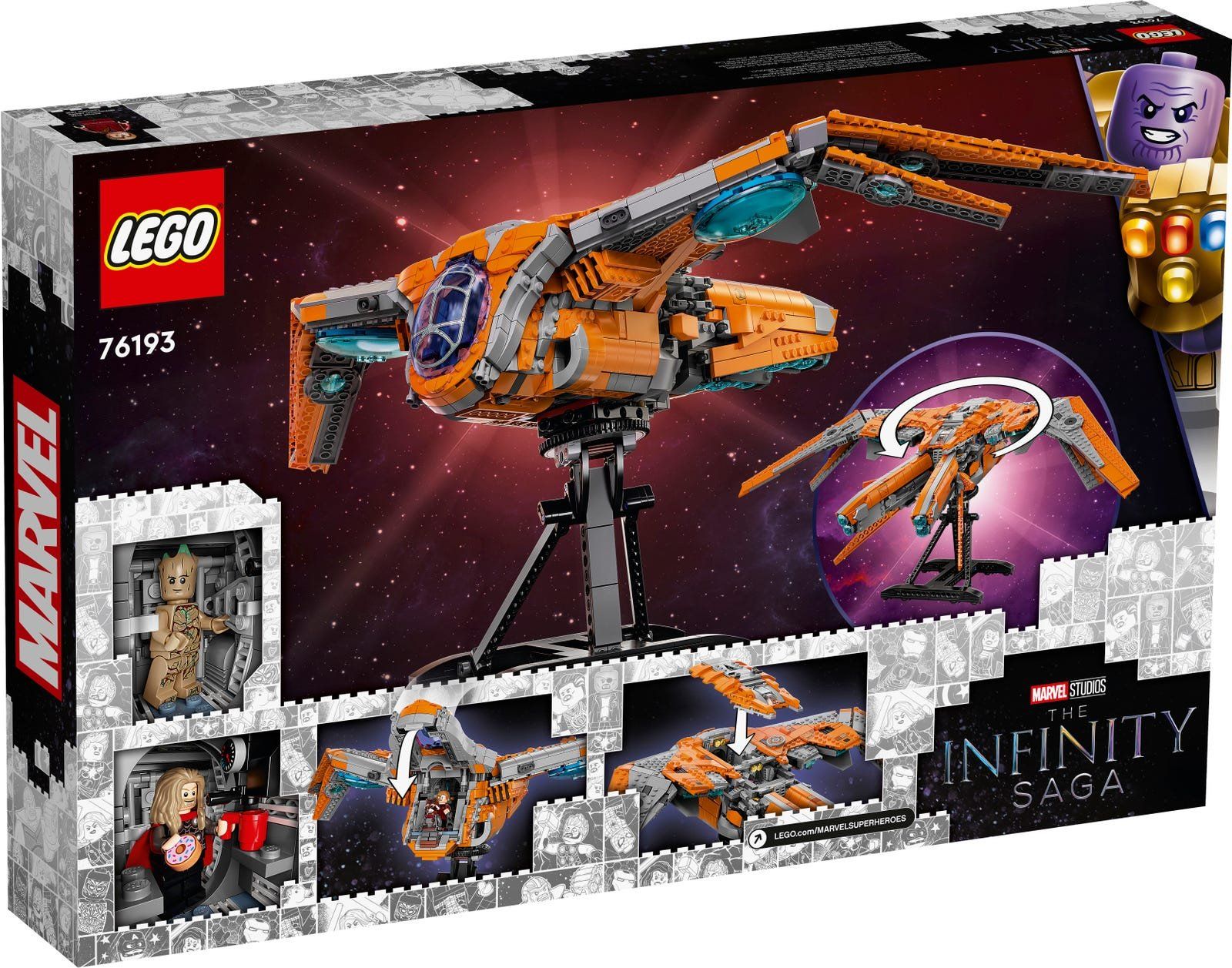 Lego Kit di costruzioni: Lego Marvel 76193 Das Schiff der Wächter – Nuovo e nell'imballaggio originale da Nidau venduto da goodone21 3