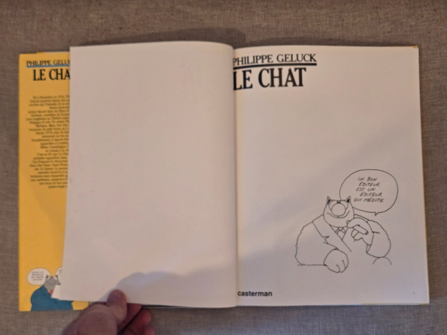 Fumetti: Le Chat N°1 (Geluck) - Le Chat – Usato da Crémines venduto da Blakedrake 3