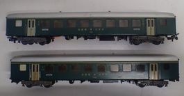 Märklin H0 - 2x SBB grüne Perswag. 1.Kl A 2561 - Art.  4066