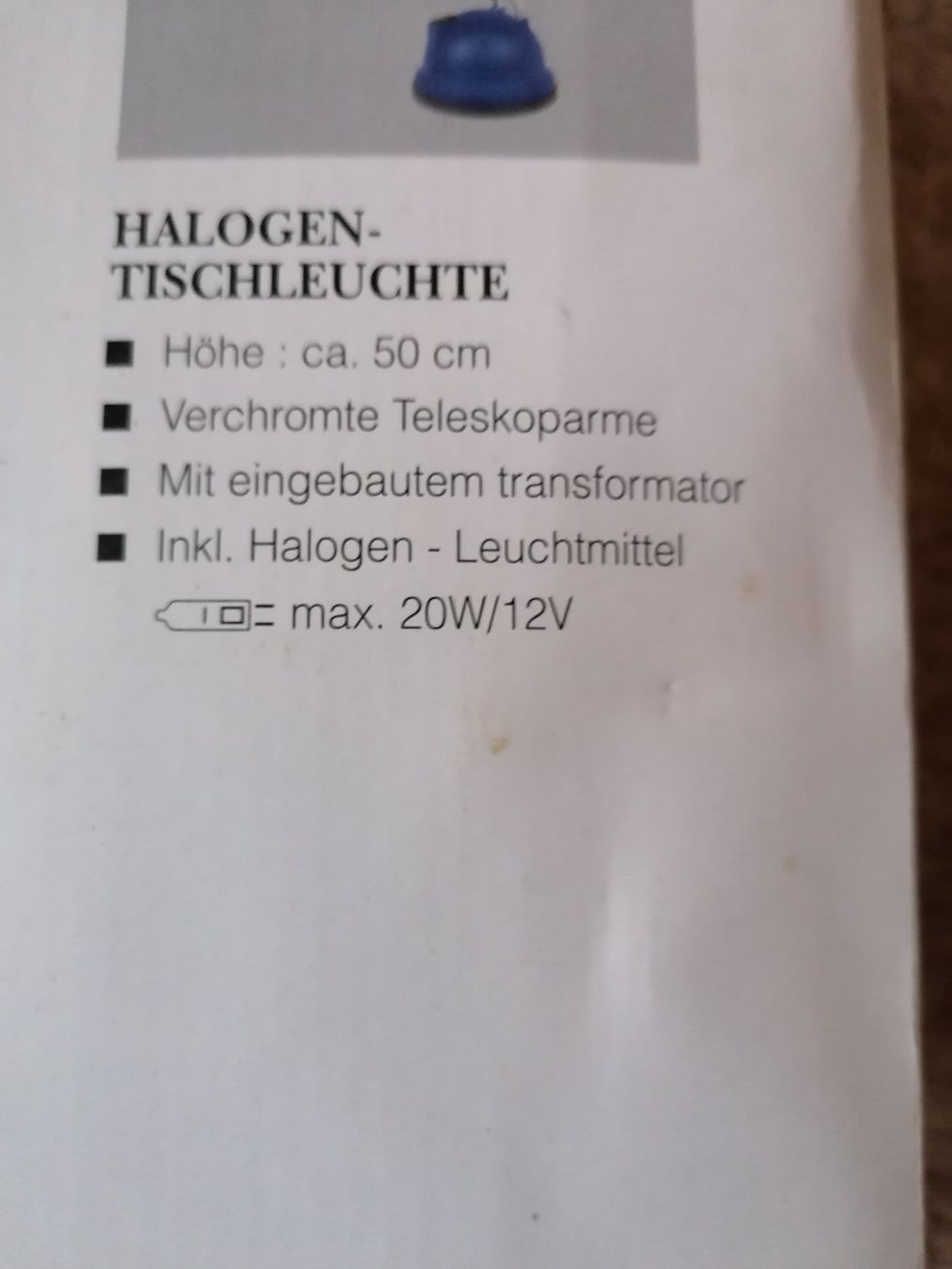 Lampade: Schreibtischlampe Halogen ++fabrikneu++ – Nuovo e nell'imballaggio originale da Aeugst am Albis venduto da Stevens4 3