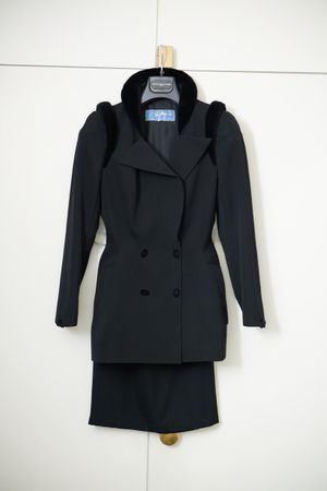 Vintage  Thierry Mugler 2 piece suit- jacket and skirt