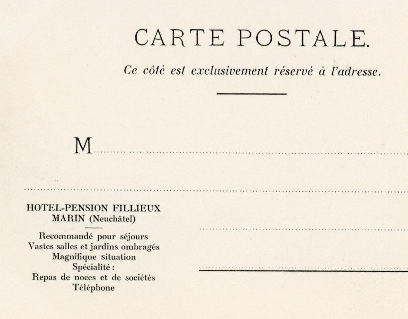 Ansichtskarten: Marin   NE       ca. 1900 – Gebraucht aus Brig von Valcards54 1