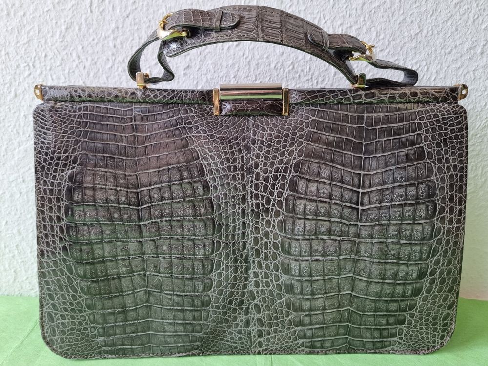 Krokodilleder Handtasche (Gebraucht) in Schönenwerd für CHF 200