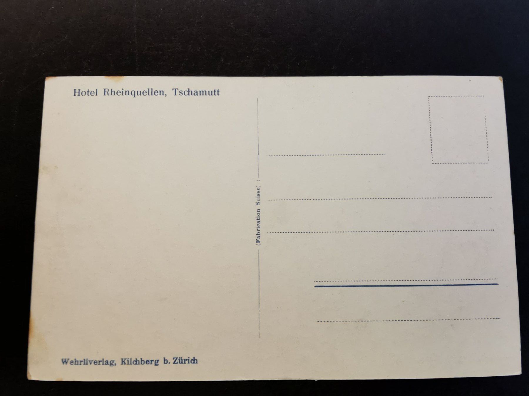 Cartoline postali: Tschamutt  Ansichtskarte  Graubünden   Getreidetrocknung – Usato da Rheineck venduto da kat_7gld 1