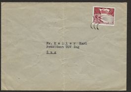 seltener WELLEN-Stempel nach ZUG Unteroffizier Verein UOV ++