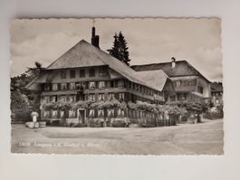 Alte AK Gasthof Bären Langnau i.E., Feldpost