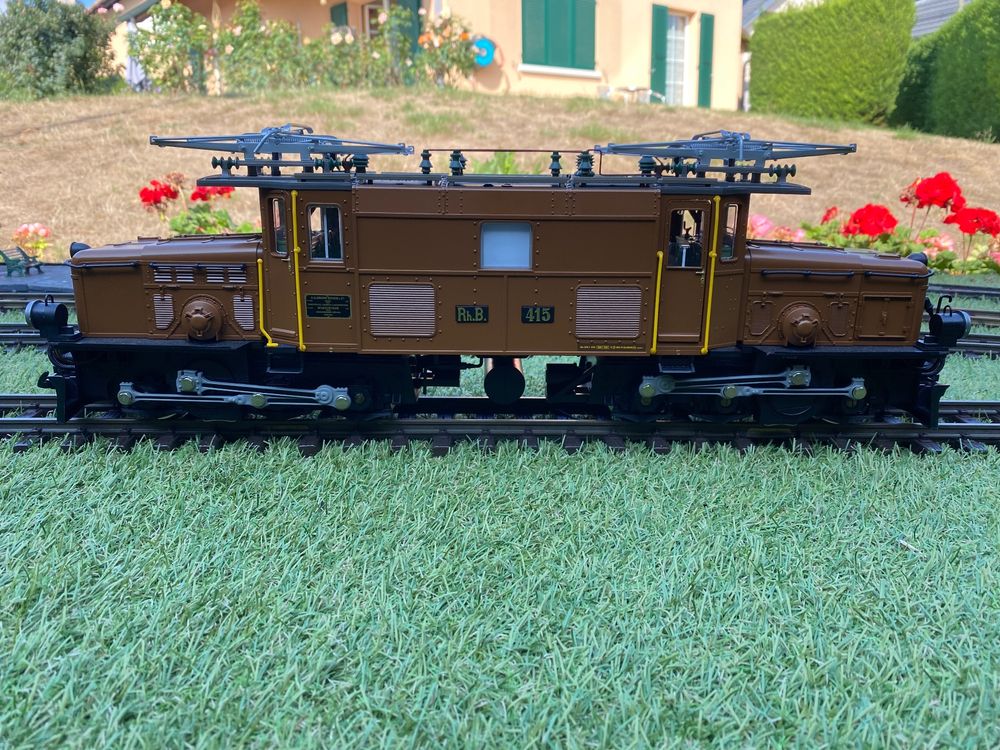 Locomotive LGB échelle G Ge 6/6 RHB - Réf 26600 - Neuve - Train De Jardin