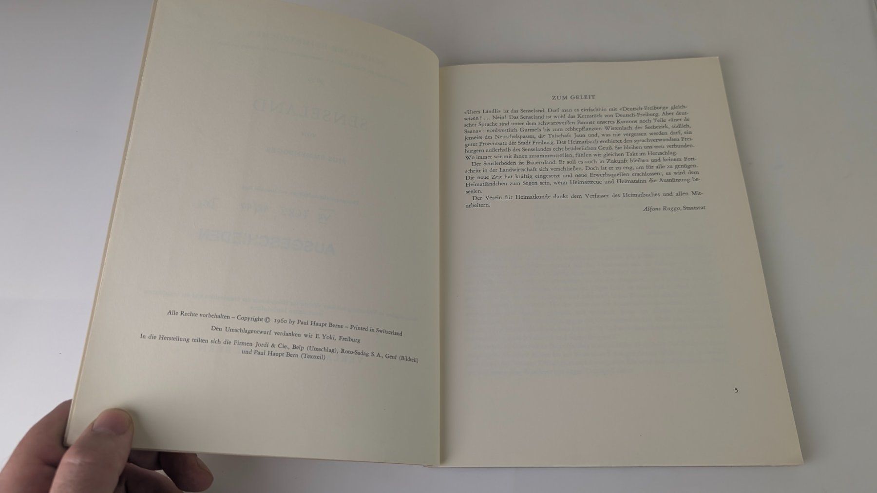 Libri: Schweizer Heimatbücher: Senseland 1960 – Usato da Zürich venduto da axolottchen 4