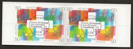 1991 Schweiz Markenheftchen gestempelt Bern FD Kat. 20.-