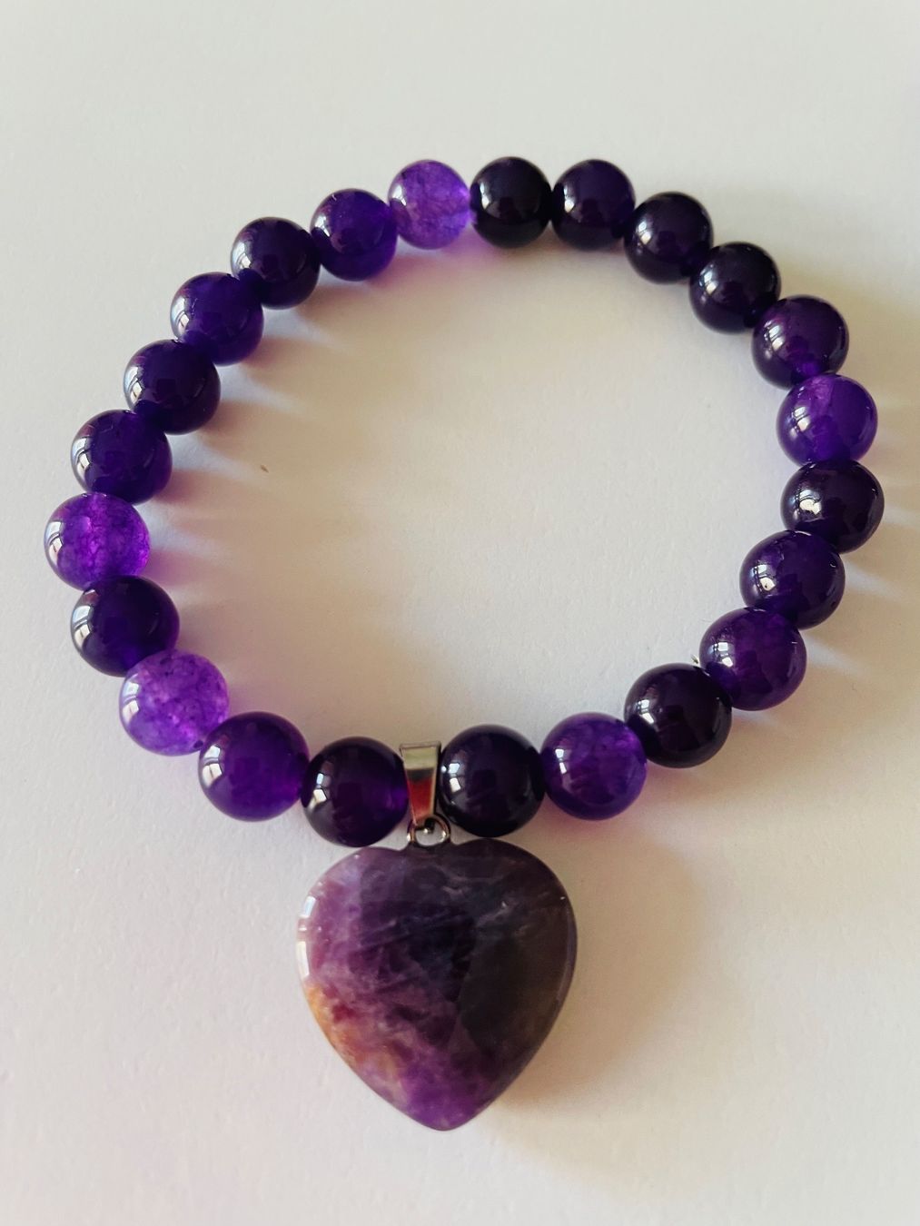 Bracciali & Braccialetti: 3x Amethyst Armband. Set. – Usato da Sursee venduto da Slnko1975 1