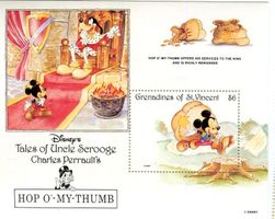 Block "Walt Disney. Micky Maus". St. Vincent