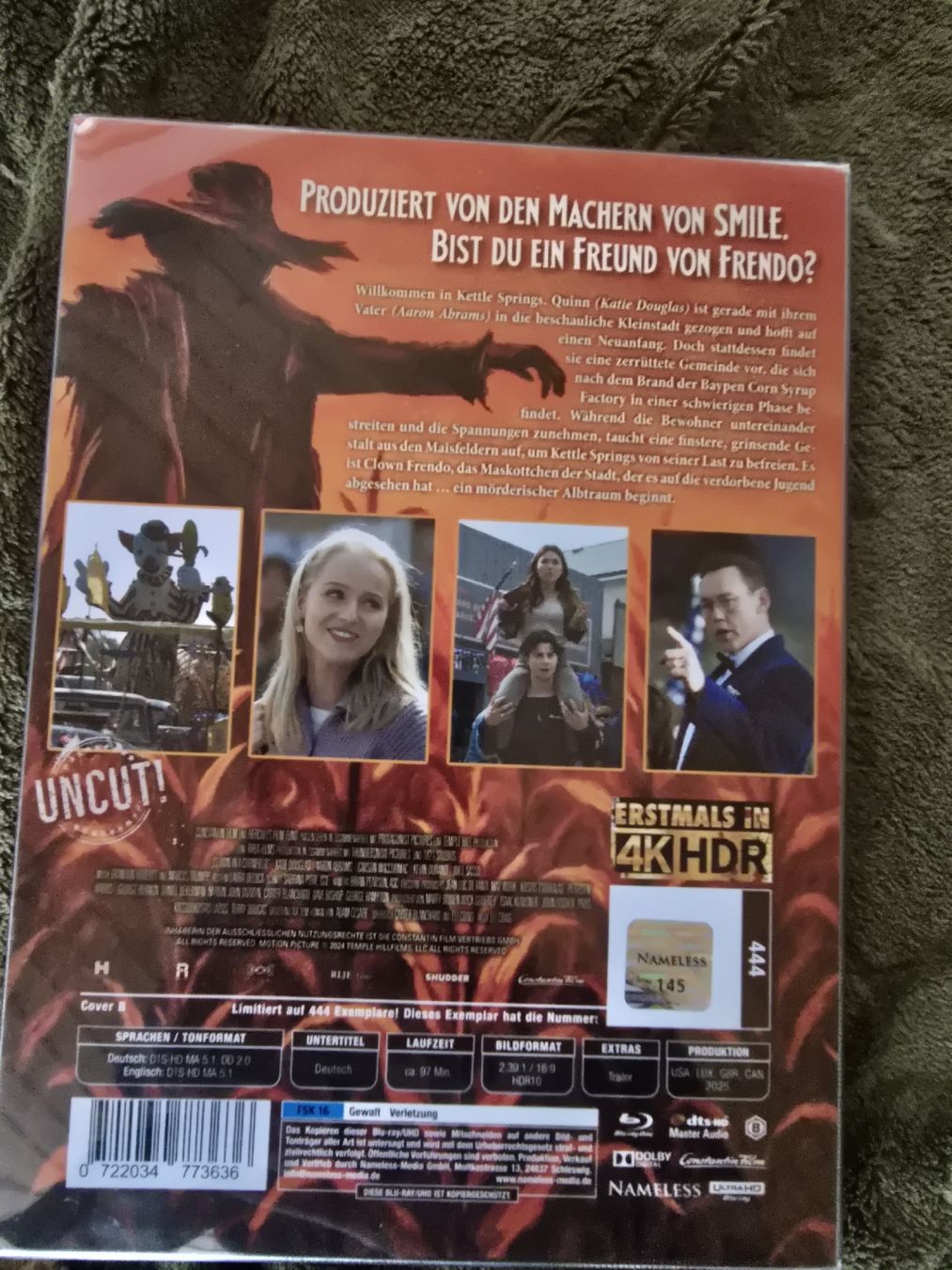 Alle DVDs: clown in a cornfield 4k mediabook – Gebraucht aus Bronschhofen von ghostman55 1