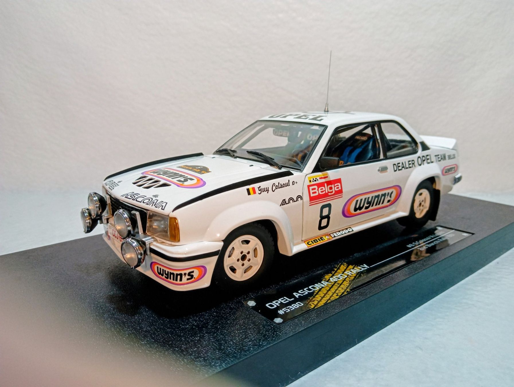 Opel Modellini d'auto: Opel Ascona 400 Rally – Nuovo e nell'imballaggio originale da Huttwil venduto da Secondtrain