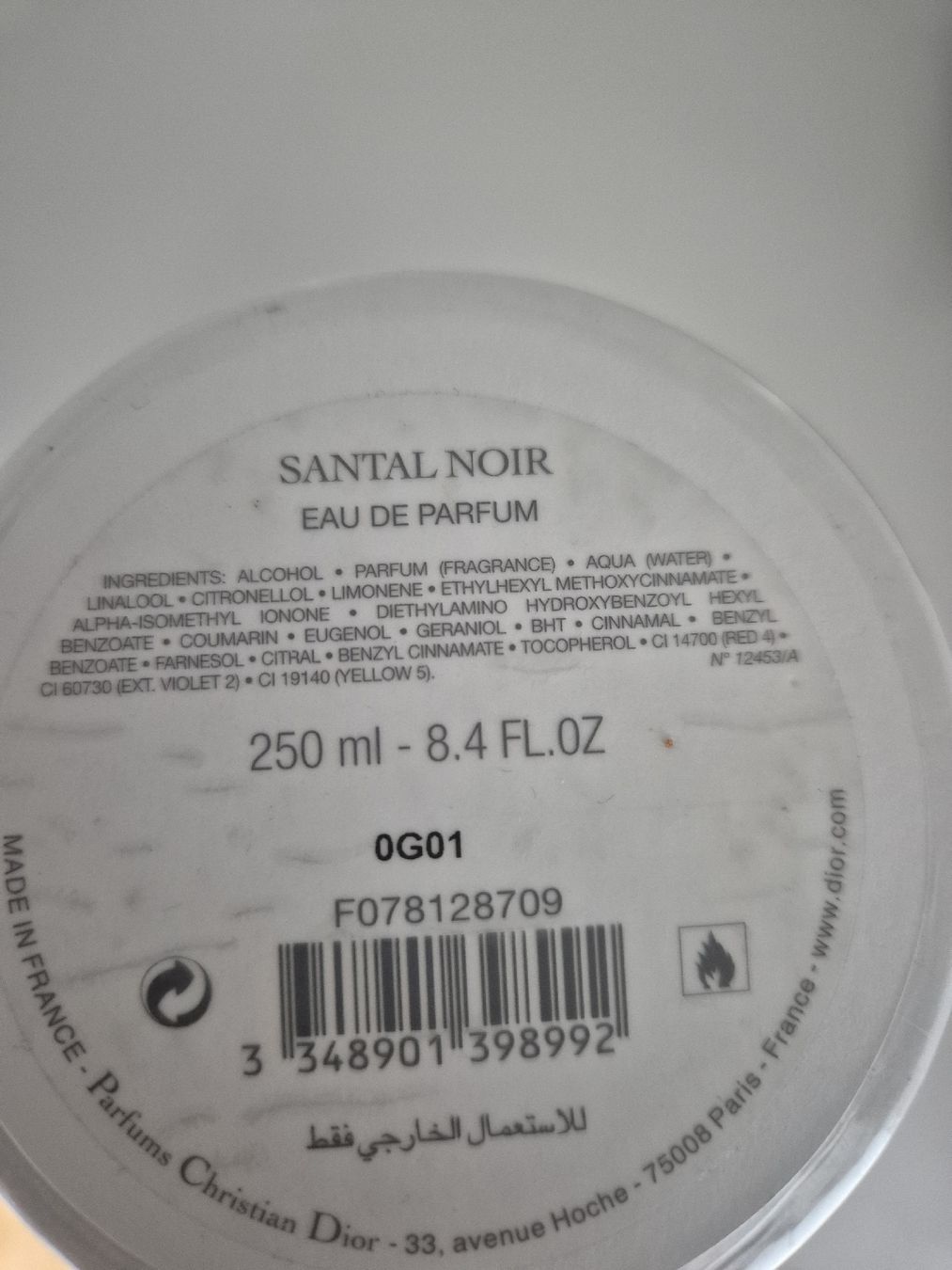 Dior Profumi & Eau de Toilette: Santal Noir Christian Dior – Nuovo e nell'imballaggio originale da Ebmatingen venduto da Gelegenheit77 5