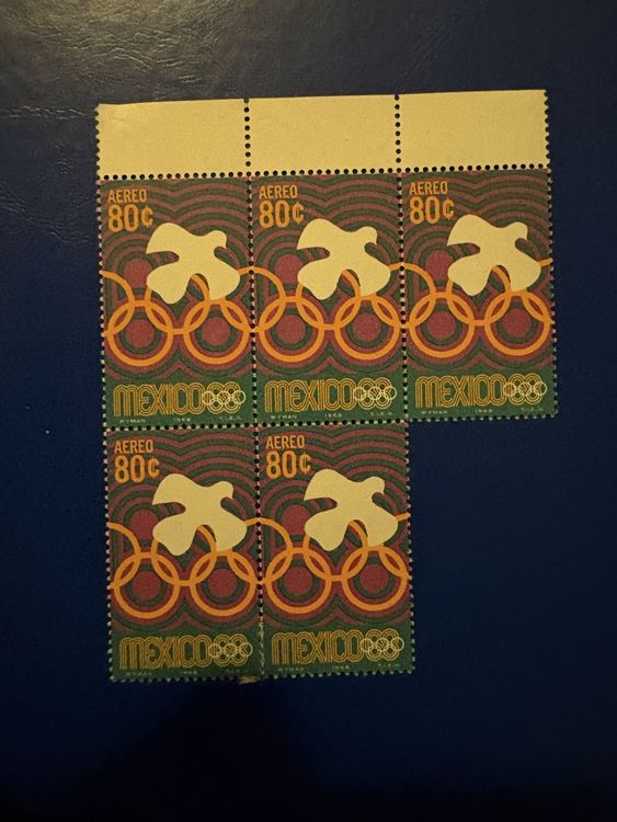 Pin's Olympique Rare Mexique 1968 - Avec étui - Collection Vintage