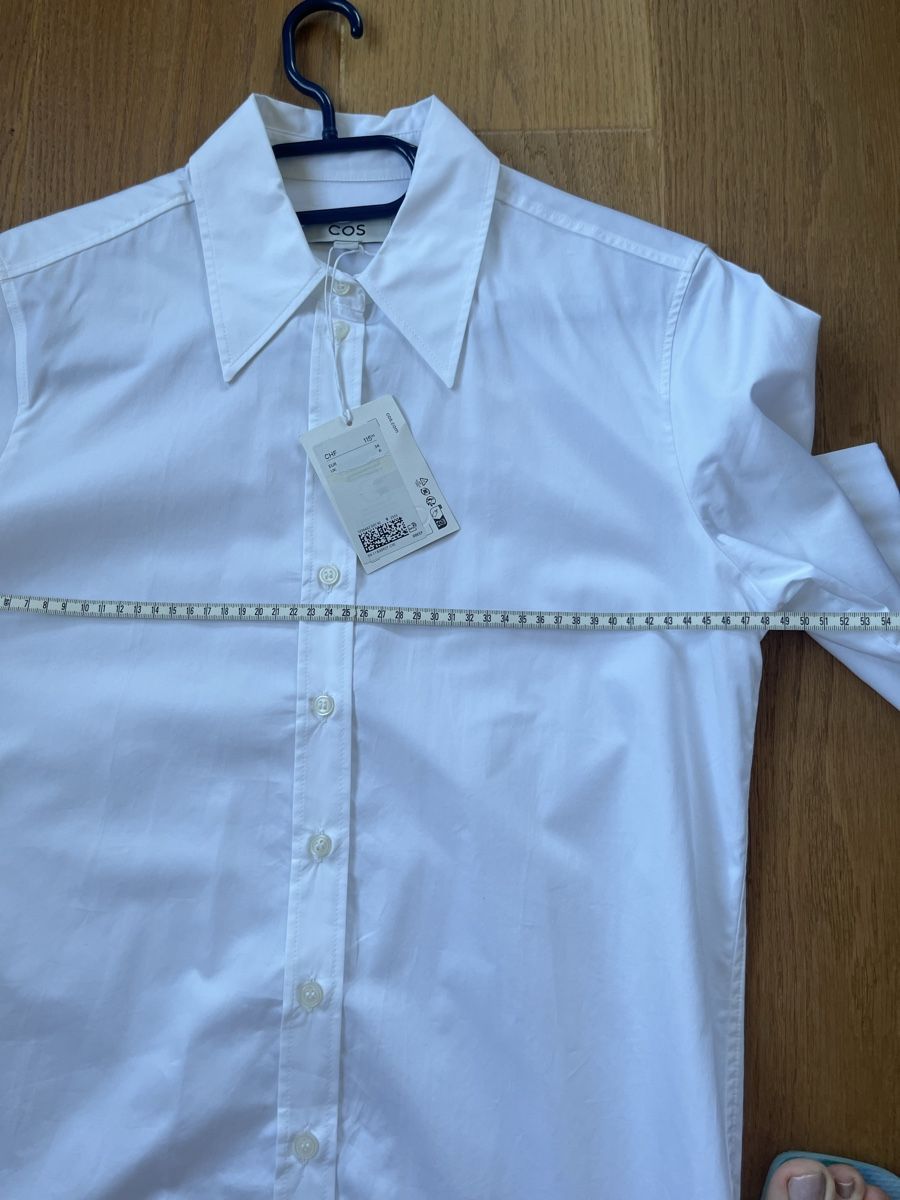Cos Camicette: COS Hemd kurzarm, weiss Gr. 34  – Nuovo e nell'imballaggio originale da Wädenswil venduto da Iana32 4