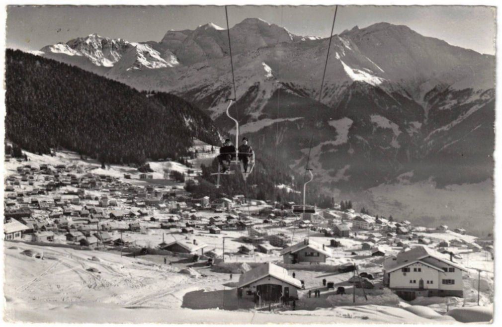 Cartoline postali: Verbier mit Sessellift Savolayres – Usato da Binningen venduto da Mountainrider