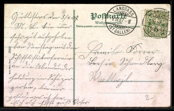 Cartoline postali: AK St. Gallen, Freudenberg mit Bodensee – Usato da Berlin venduto da bartko-reher 1