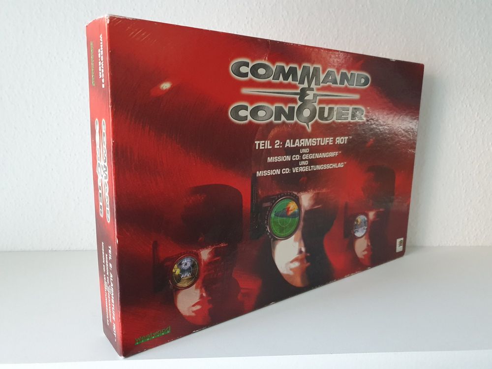 PC Game Command & Conquer Red Alert + Add-Ons (1996) Big Box (Gebraucht ...