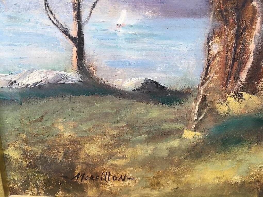 Gemälde: Peinture sur toile de Edouard Moreillon. – Gebraucht aus St. Maurice von Benoit12 2