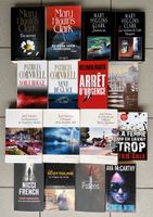 Lot de 16 romans policier / suspense (grands formats) !!