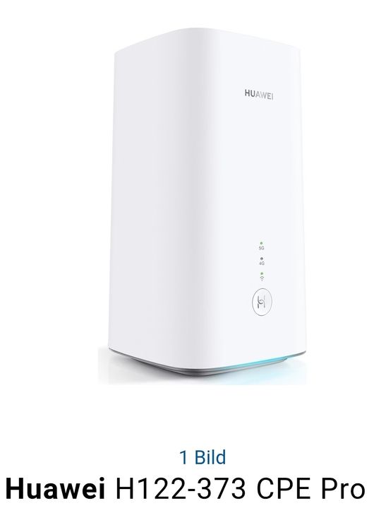 Huawei 5G Router H122-373 CPE Pro - Top Zustand! (Gebraucht) in ...