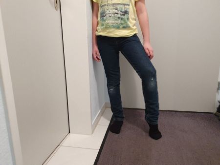 Jeanshose für Jungen, Grösse 140