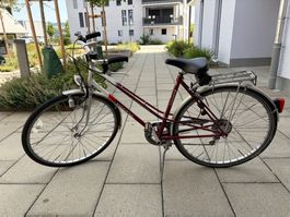 Damen Velo Villiger Rot Weiss Grösse M guter Zustand