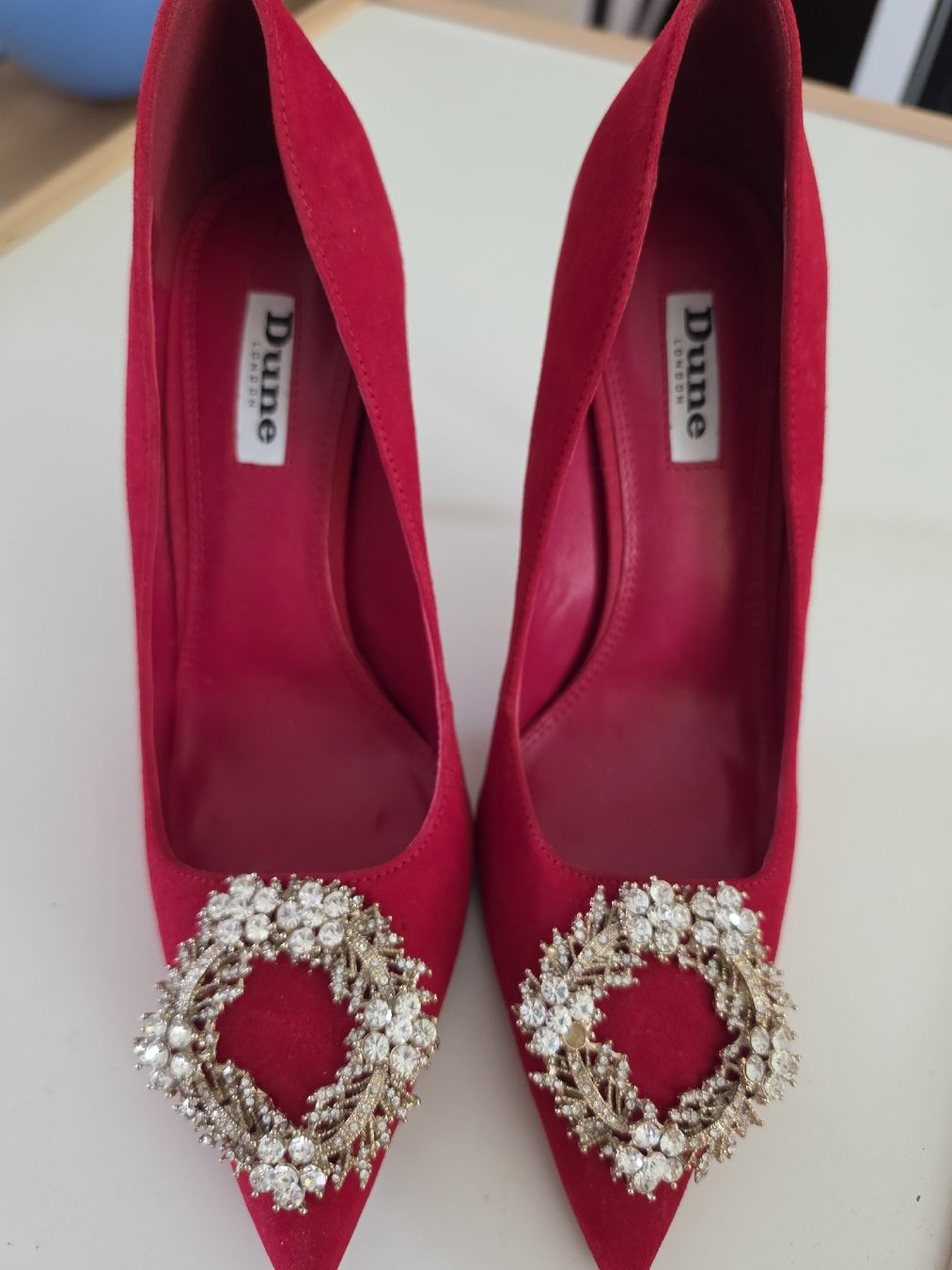 Dune London Scarpe da donna: Pumps Dune London rot Grösse 38 – Nuovo (secondo la descrizione) da Wädenswil venduto da kiki48