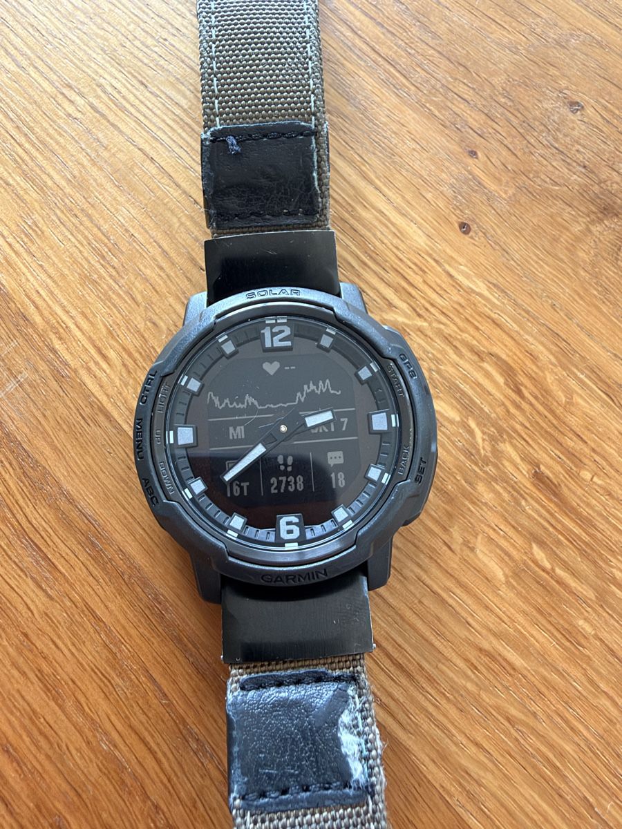 Garmin Smartwatch: Garmin Instinct® Crossover Solar Graphite – Usato da Horgen venduto da Da7siech