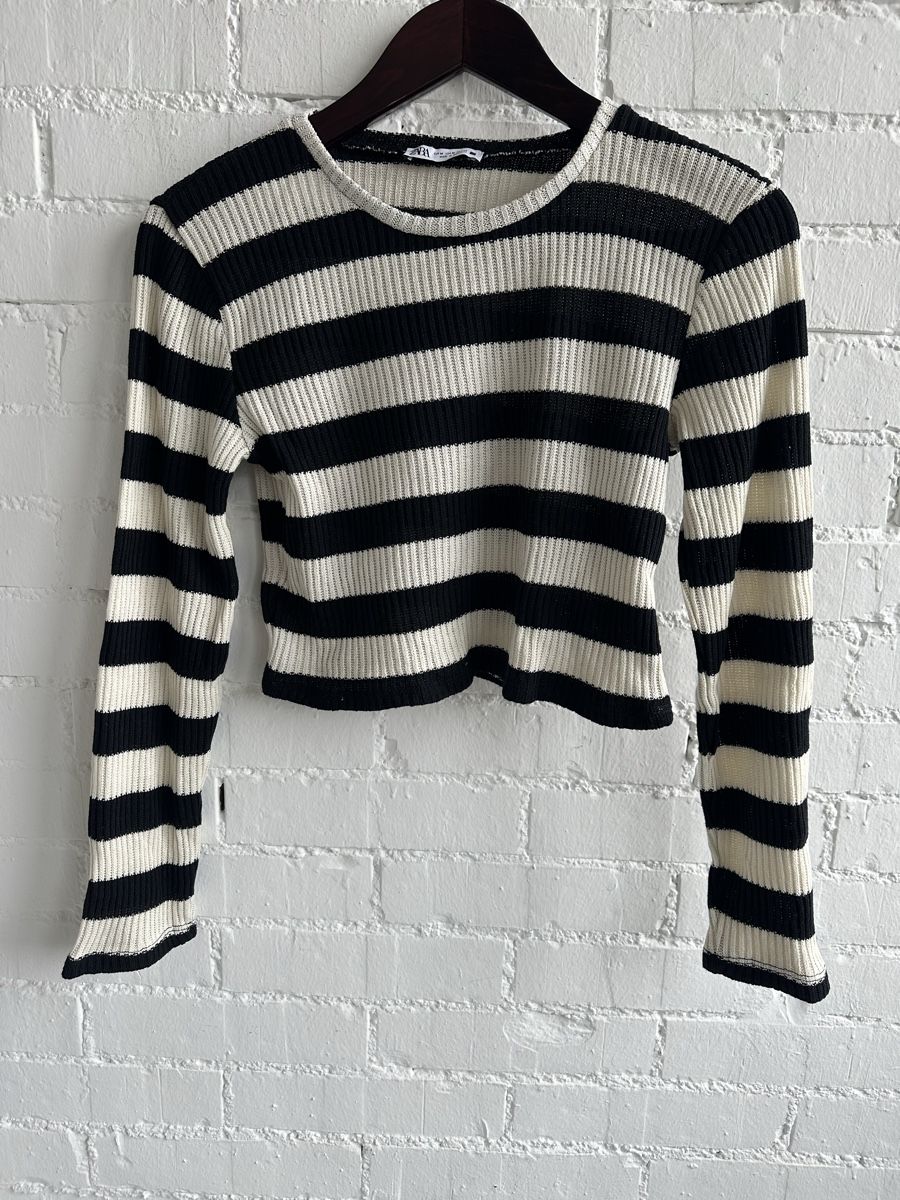 Zara Maglioni & Felpe: ZARA Strickpullover gestreift / Gr. M – Usato da Bern venduto da Fraeuleinhonig 3