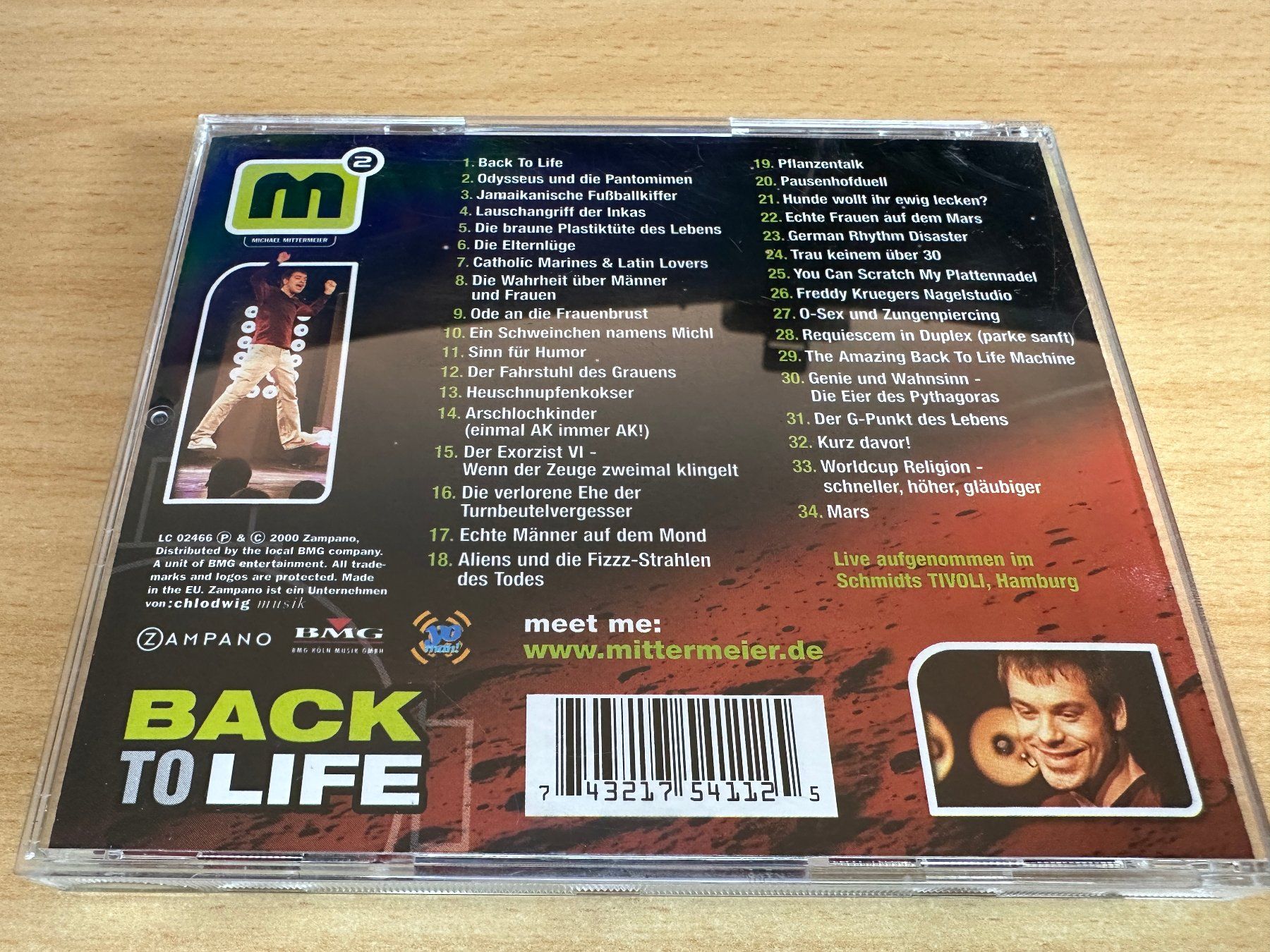 CD: M² / Michael Mittermeier – Back To Life – Usato da Rikon im Tösstal venduto da Alpenmutz 1