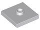 Lego Light Bluish Gray Plate, Modified 2 x 2 50 Stück