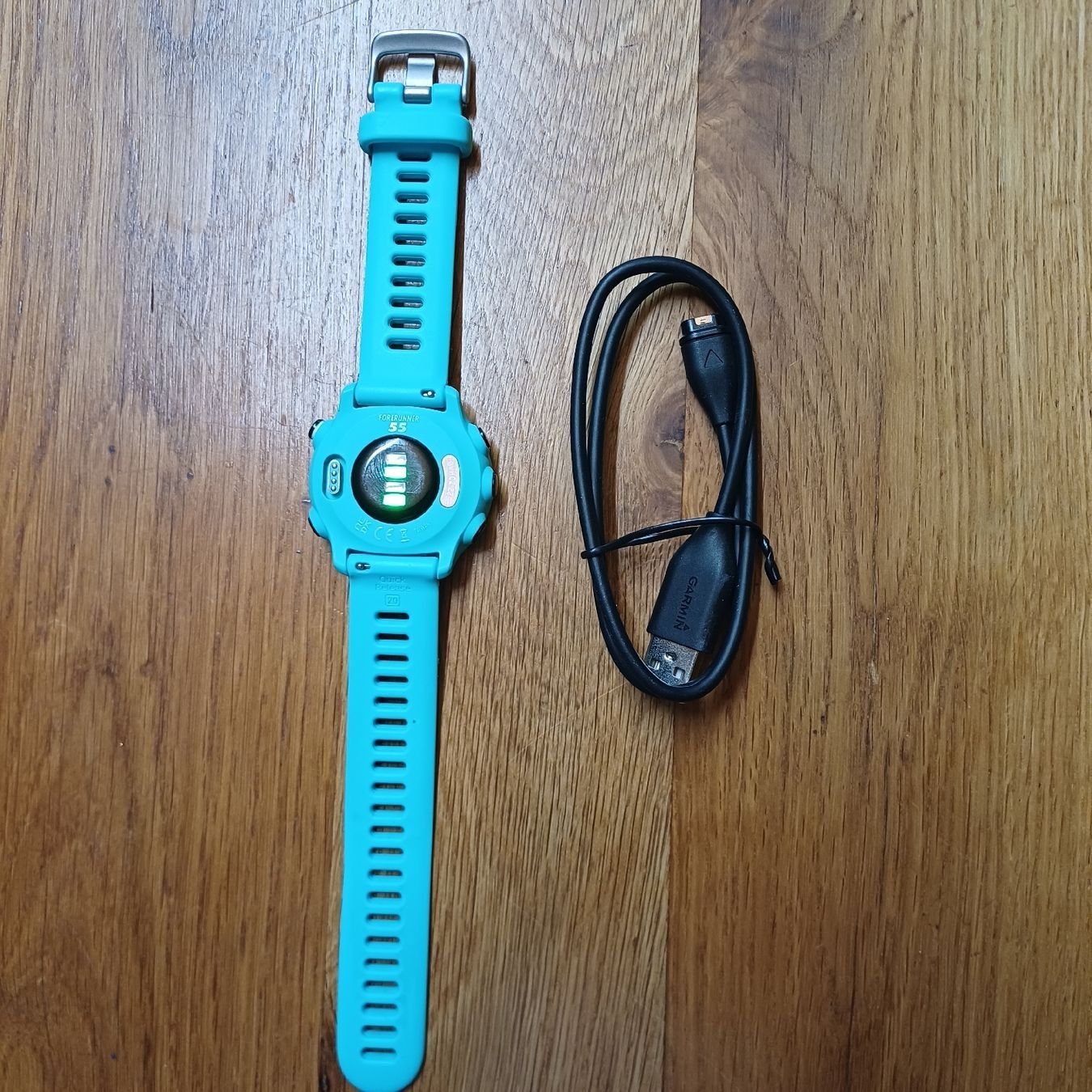Garmin Smartwatch: Garmin Forerunner 55 - Türkis - Top Zustand! – D'occasion à Zürich par flowue 1