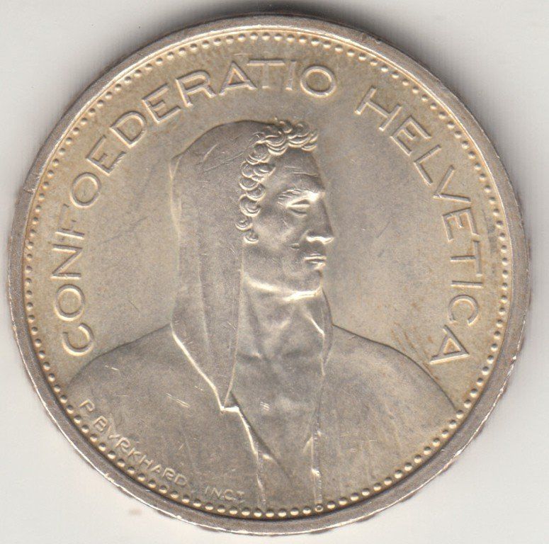 Alle Münzen: Fr. 5.- 1967, Silber – Gebraucht aus Bürglen TG von StampGraf 1