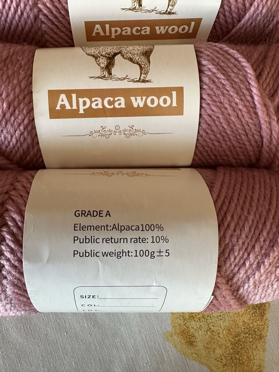Lana: 3 Knäuel Alpaka Wolle altrosa – Nuovo (secondo la descrizione) da Trüllikon venduto da angela4444 2