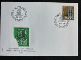 Schweiz 1984 Pro Patria 35 Ersttagsbrief Landesmuseum Zürich