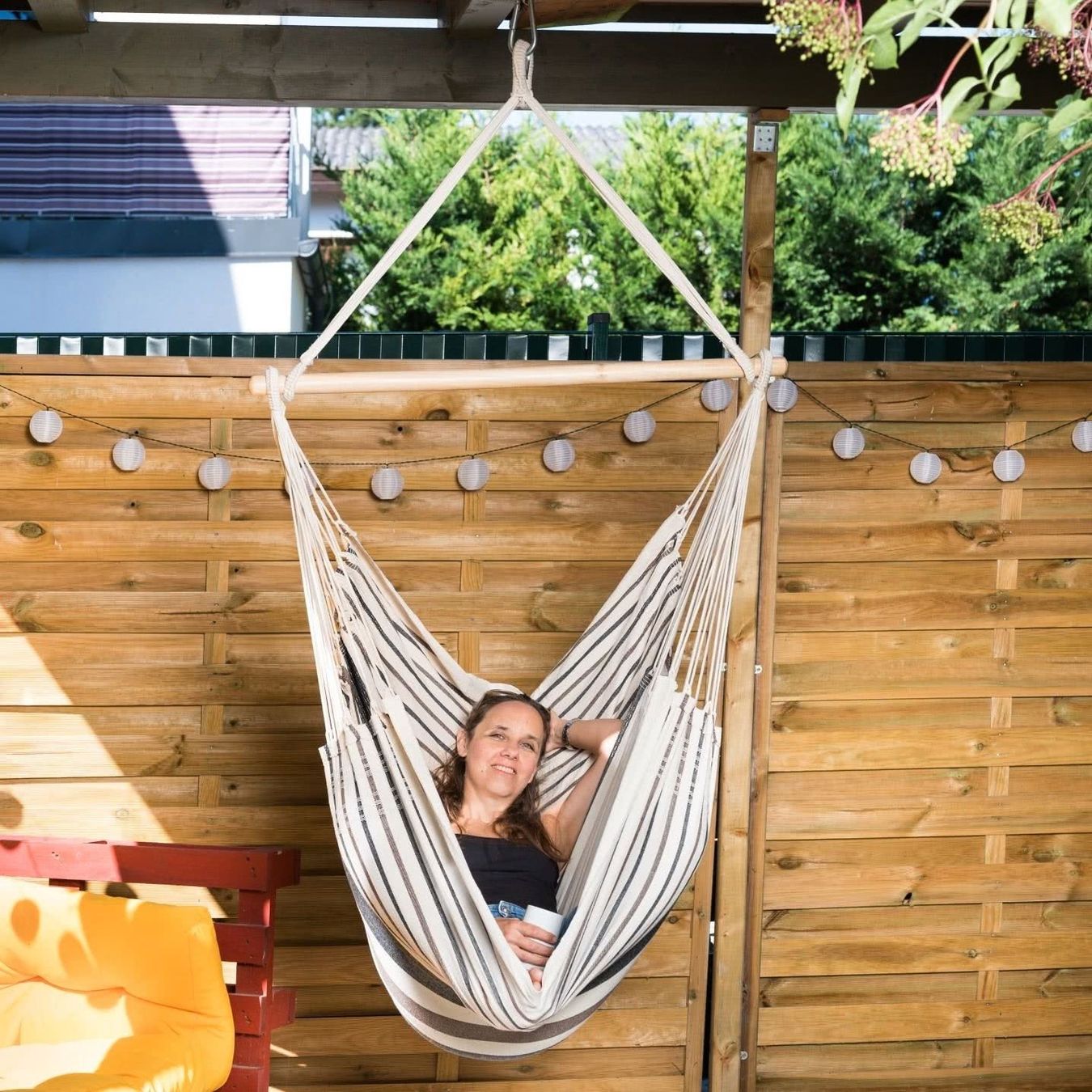 Gartenhängesitze: MacaMex Relaxa Cafe Hängesessel Baumwolle braun – Neu und originalverpackt aus Tulln von HaengemattenShop 2