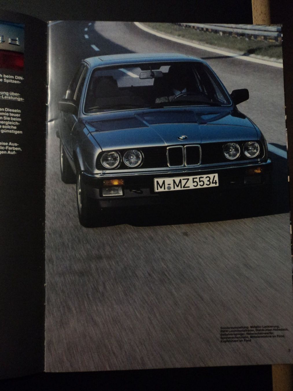 BMW Documents: Prospekt BMW 324d E30 1986 – D'occasion à Schwarzenburg par modelCARama 2