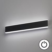 LED Wandleuchte, Schwarz, 51 cm x 8 cm