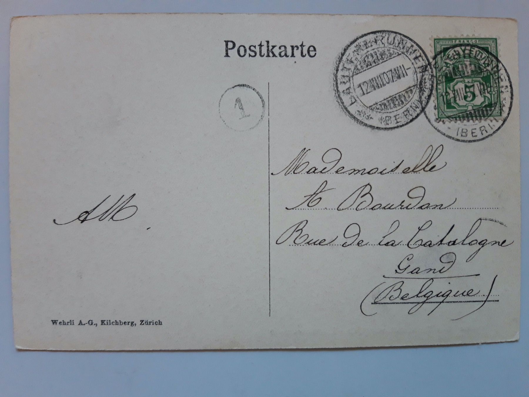 Cartoline postali: Der Trümmelbach bei Lauterbrunnen – Usato da Sargans venduto da nicsam1815 1