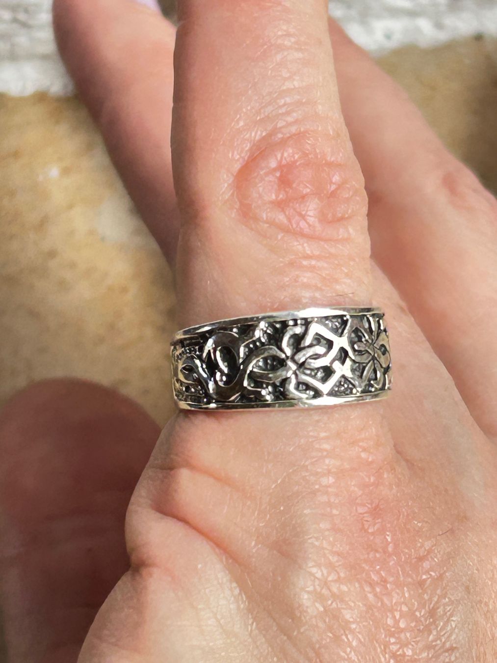 Anelli: Silberring Keltic pattern ( 53) – Usato da Basel venduto da bellespirit