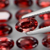 Vrai 0.32 Karat Natur Granat Rot aus Mosambik Edelstein Rot