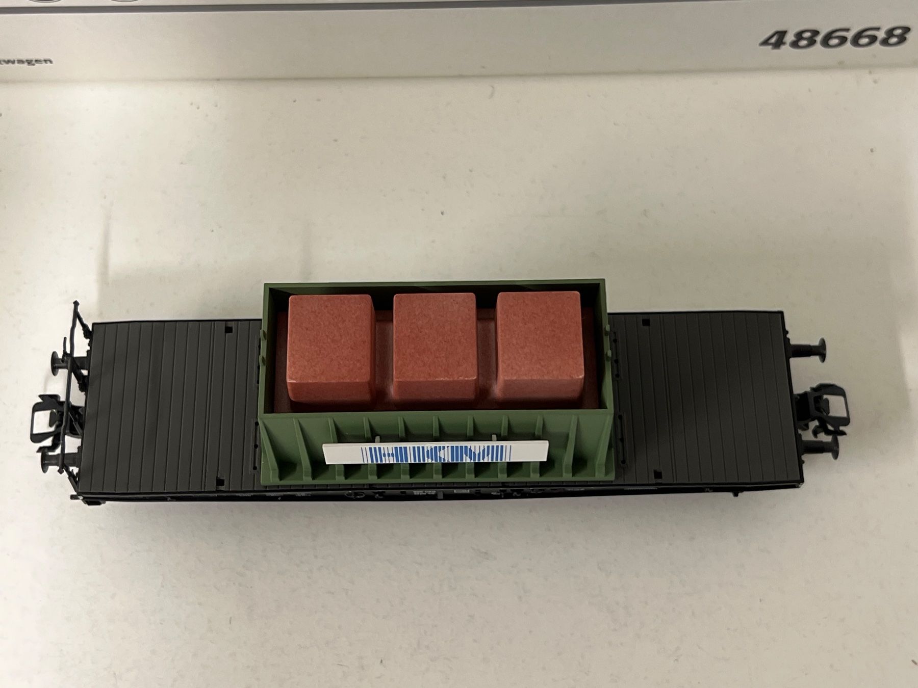 Märklin Modellini di ferrovie: Märklin 48668 Schwerlastwagen H0 AC – Usato da Neuenhof venduto da ludovicco 6