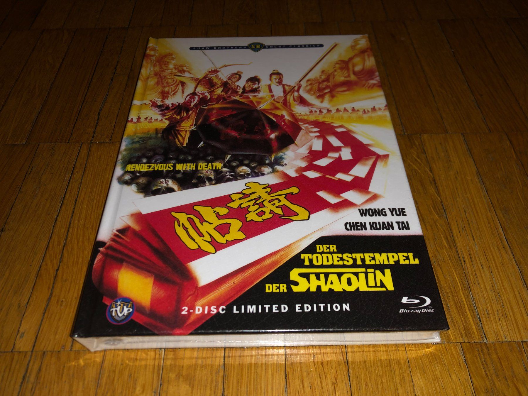 Tutti i DVDs: Der Todestempel der Shaolin - MEDIABOOK - A - UNCUT – Nuovo e nell'imballaggio originale da Basel venduto da havsok
