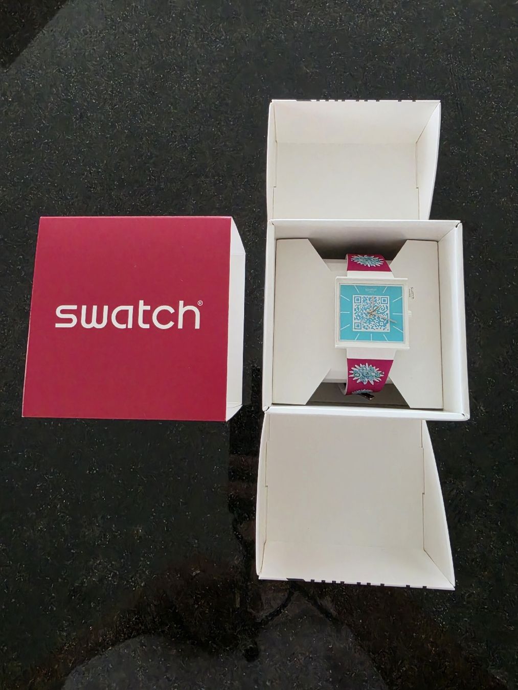Swatch Bracciali & Braccialetti: Swatch Aktionärsuhr 2025 – Nuovo e nell'imballaggio originale da Steinerberg venduto da MiraEl
