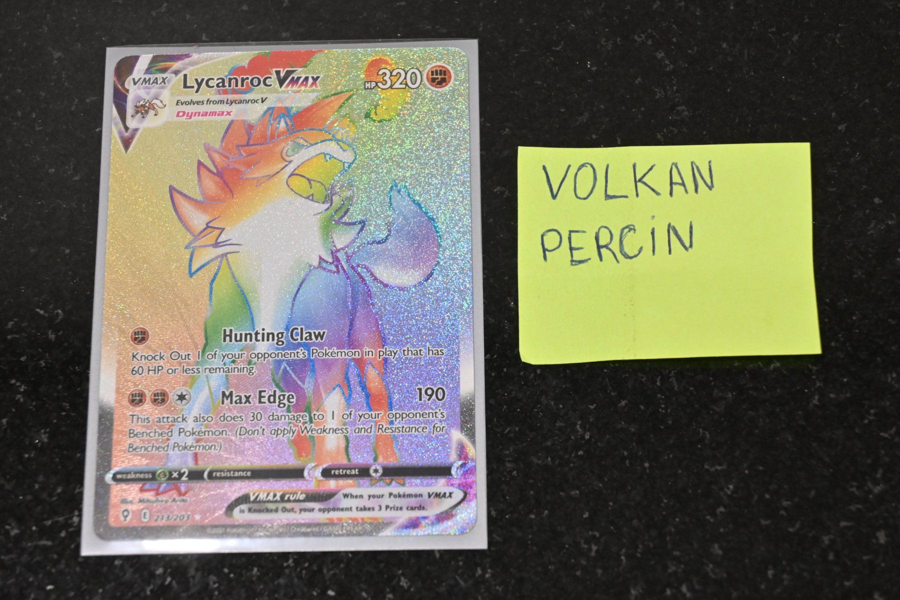 Pokémon Carte collezionabili: Lycanroc VMAX #213 Pokemon Evolving Skies – Nuovo (secondo la descrizione) da Aigle venduto da PSAPOKEVOVO