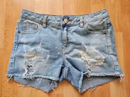 Vila Jeans Shorts, hellblau