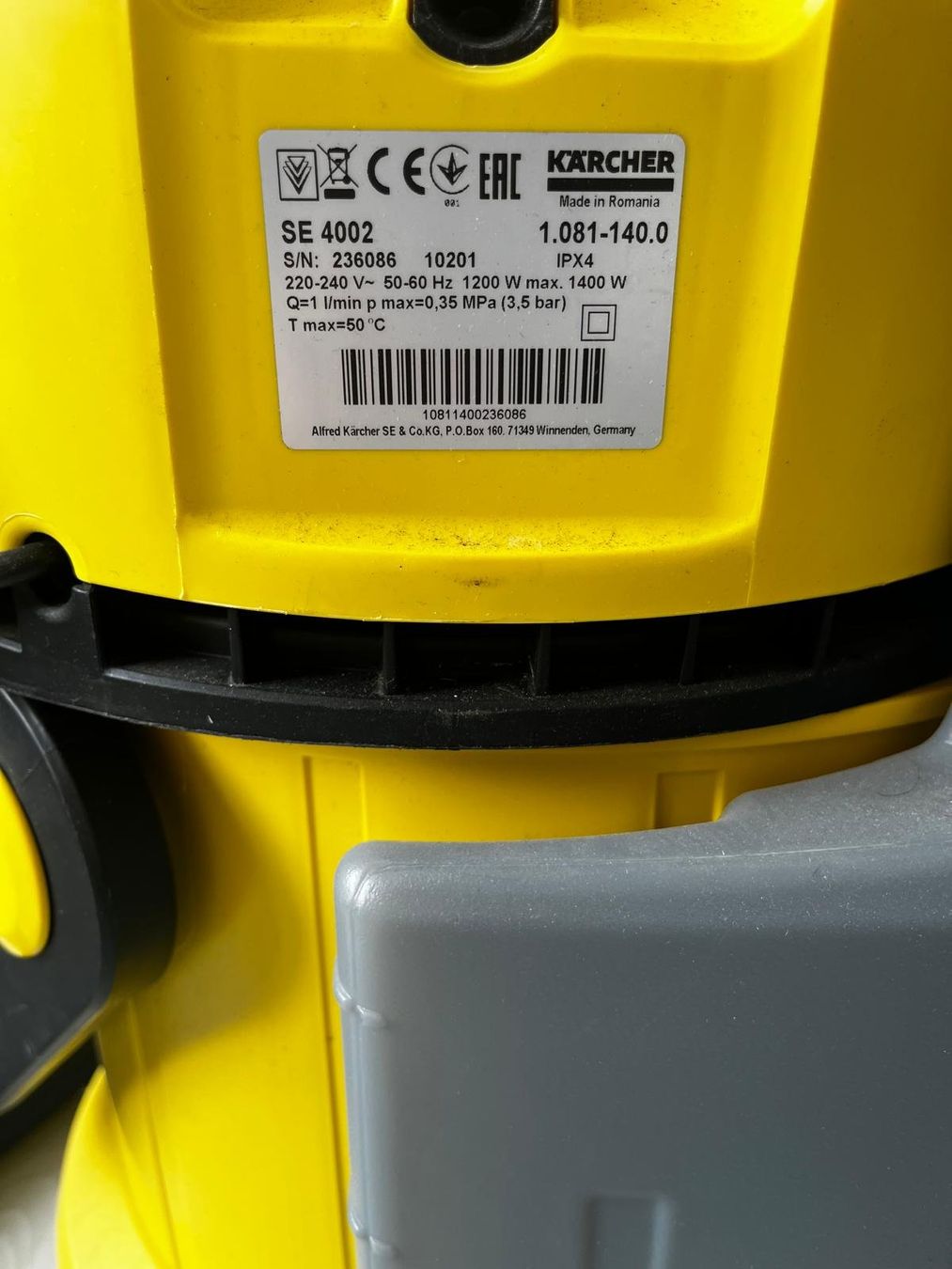 Kärcher Staubsauger & Zubehör: Kärcher Waschsauger SE 4002 – Gebraucht aus Luzern von ORISONO 1